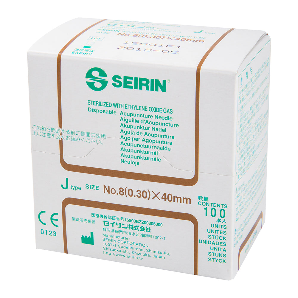 Seirin J Type 0.30mm x 40mm With Tube